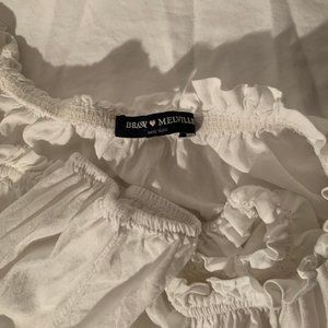 Brandy Melville Tops - Brandy Melville Off-the-Shoulder White Top Brandy Melville Tops - Brandy Melville Off-the-Shoulder White Top